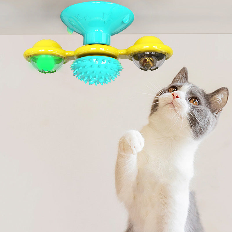 Cat Spinning Wheel and Windmill Toy
