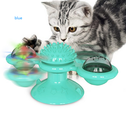 Cat Spinning Wheel and Windmill Toy