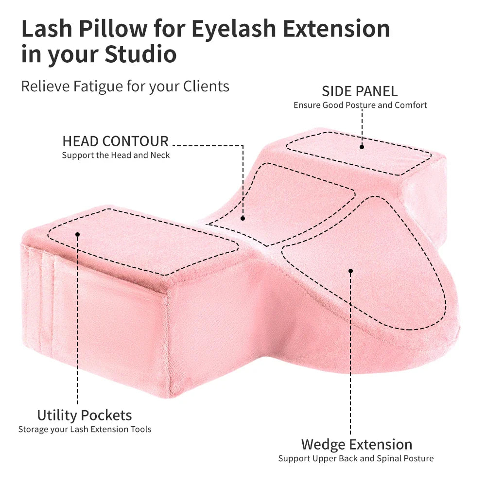 Pink Comfort Lash Pillow