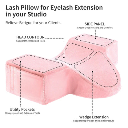Pink Comfort Lash Pillow